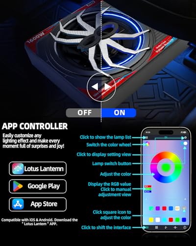 Image of 1600W Slim Underseat Car Subwoofer and Amp Package, Powered Under Seat Subwoofer with Built-in Class D Amp, Subsonic Deep Bass, High Excursion, Cast Aluminum, for Truck /SUV /Car Audio System