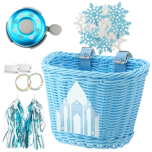 Timtin 27 Pcs Snowflakes Kids Bike Accessories for Girls