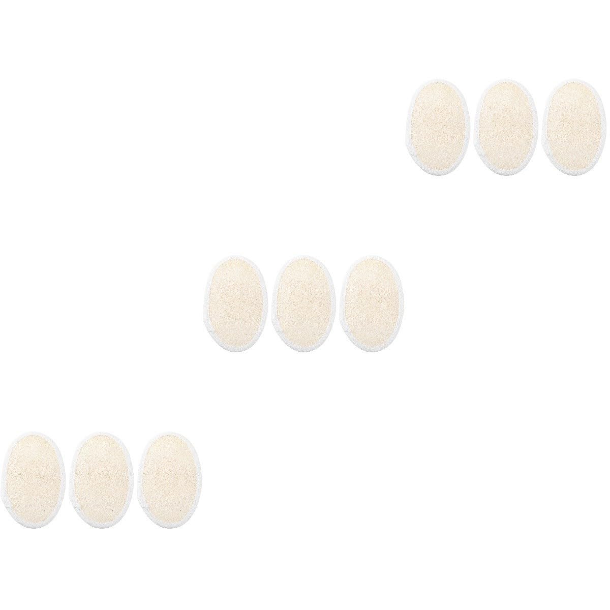 Healvian 9pezzi Spugne Esfolianti Luffa Naturale Corda Per Morbide e Delicate Per Esfoliazione Profonda Della e Pulizia Completa Del Corpo