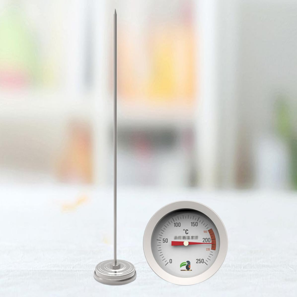 Stainless Steel Candy Thermometer for Jam and Frying Exact Readings