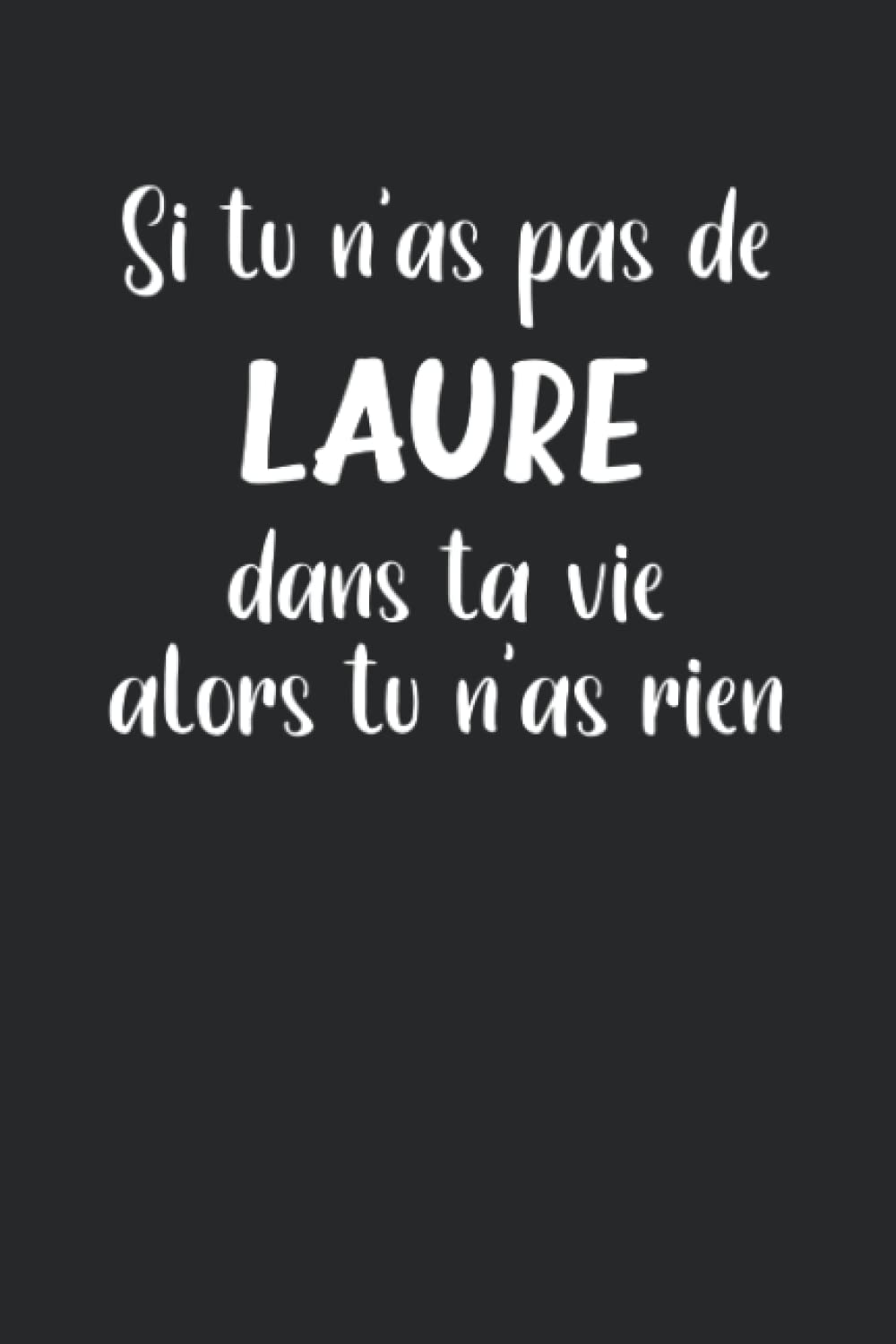 Si tu n'as pas de Laure dans ta vie alors tu n'as rien: Estelle Laure de notes humour - 110 pages lignées - cadeau Laure original drôle copine femme