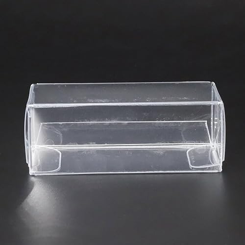 Miniatura 8 de 50 cajas de exhibición de autos de juguete a escala 164, estuche organizador de almacenamiento de autos de juguete, modelo transparente, a prueba de