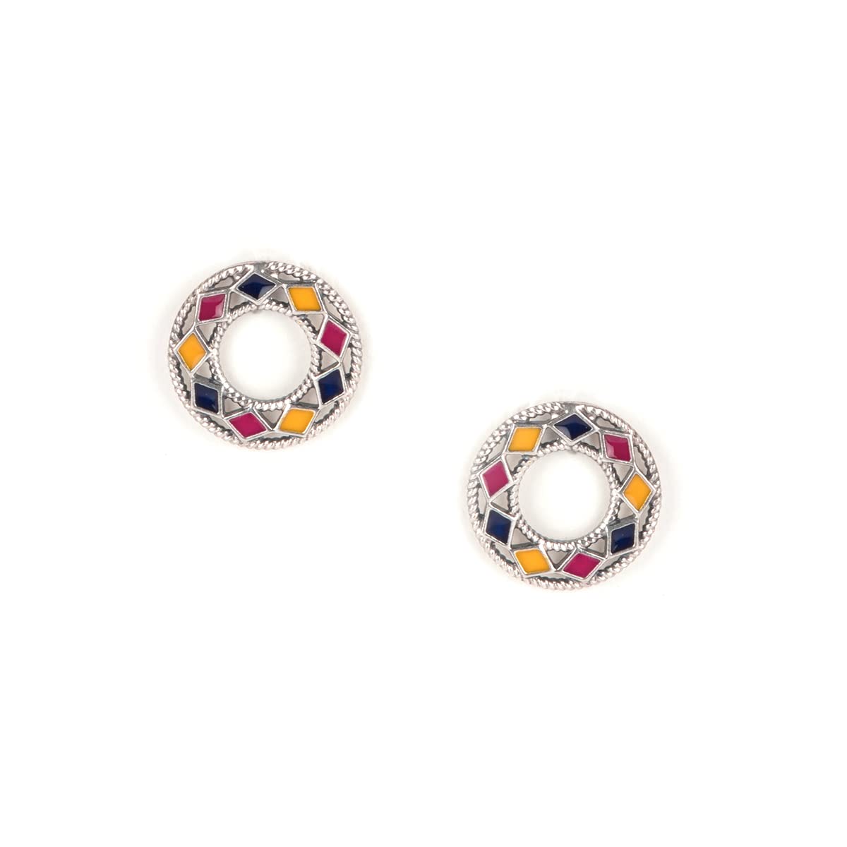 Shaya By Caratlane Chokti Pattern Studs In 925 Silver For Women (B09Z895RMH) Amazon Price History, Amazon Price Tracker