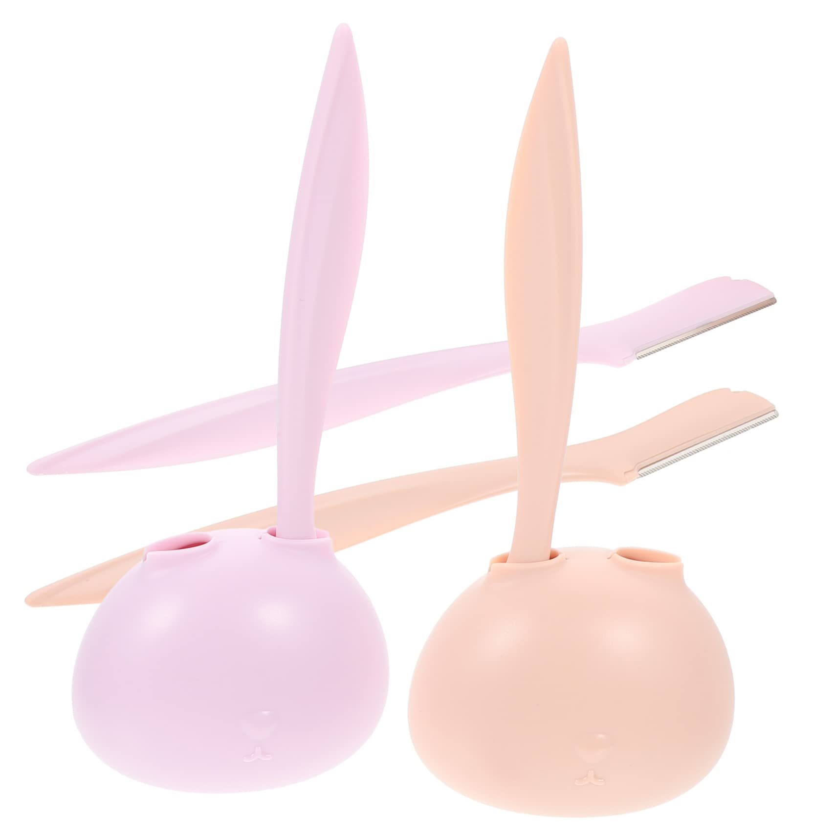 Ipetboom Brow Razor Set for Women 4pcs Eyebrow Hair Trimmer Multipurpose Grooming Tool Easy to Use