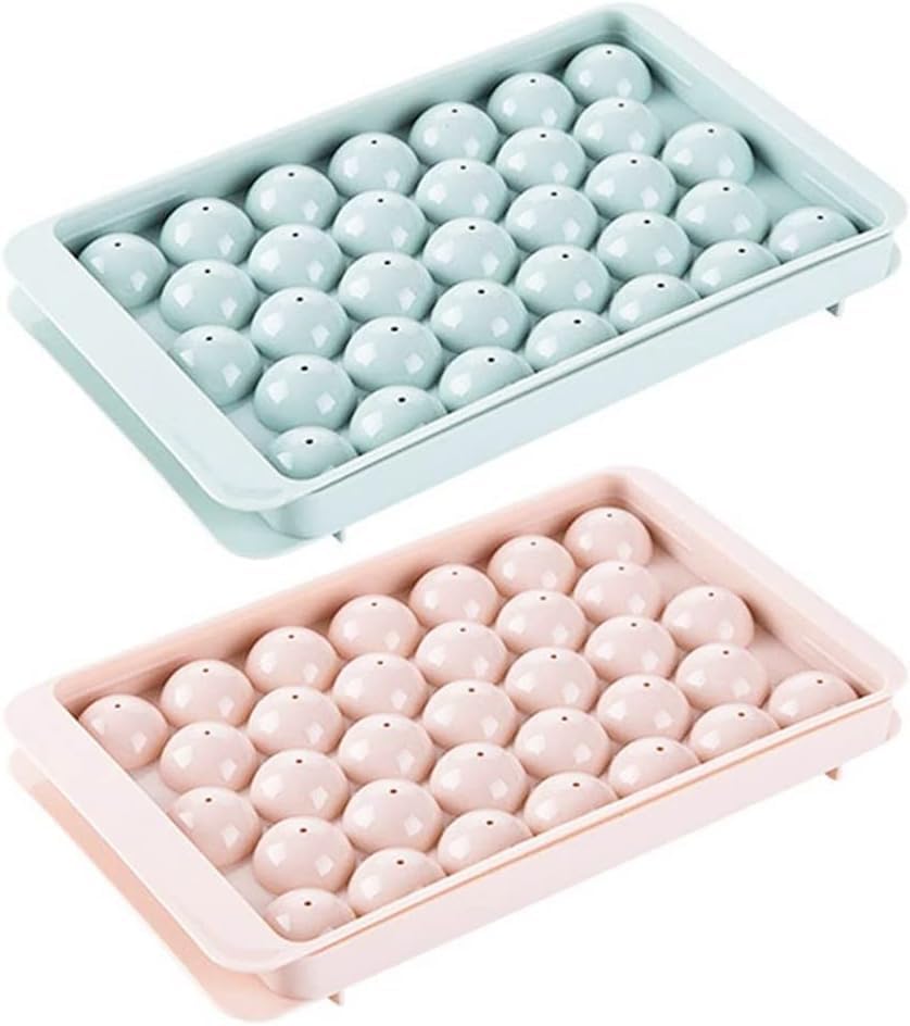 Khanak 33 Cavity Round Ice Plastic Tray Molds Cocktail Whiskey Reusable Flexible Plastic Tray Molds for Whiskey & Cocktails Drinks (Blue, 1) (B0D47HZ8GP) Amazon Price History, Amazon Price Tracker