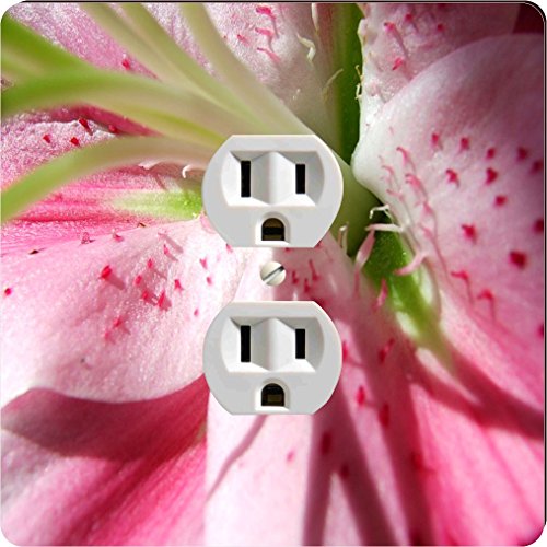 Plaque de sortie Macro Rose Lys Tigré Outlet 9159 finition premium durable - 2