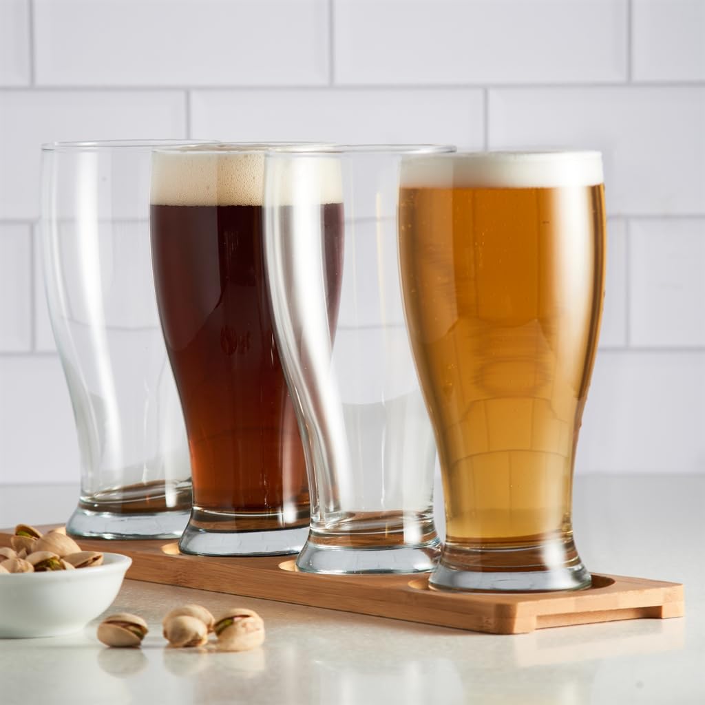 Ravenhead Premium Beer Glass Set of 4, 530 ml (Transparent) 2