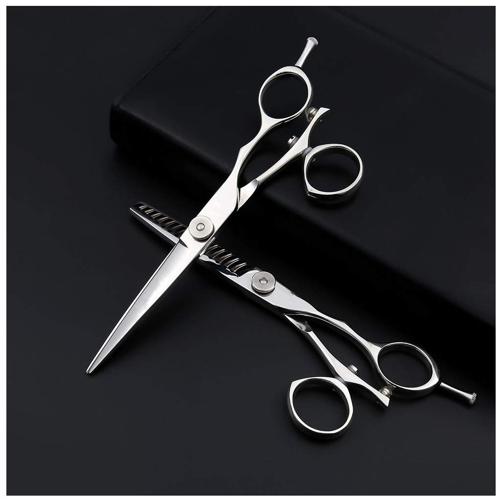 Ciseaux de coiffure 6 pouces ensemble de ciseaux dentaires et plats