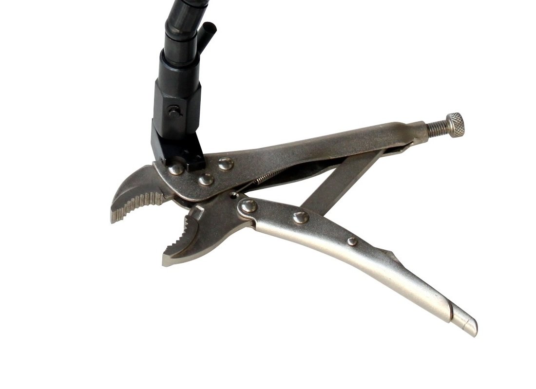 CNC QUALITÄT Messstativ mit flexiblem Gestänge und Klemmzange