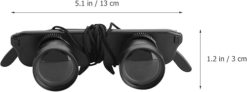 Miniatura 6 de Anteojos binoculares manos binoculares 3 x 28 para pesca observación de aves viajes, turismo, deportes al aire libre, conciertos, teatro, ópera, TV