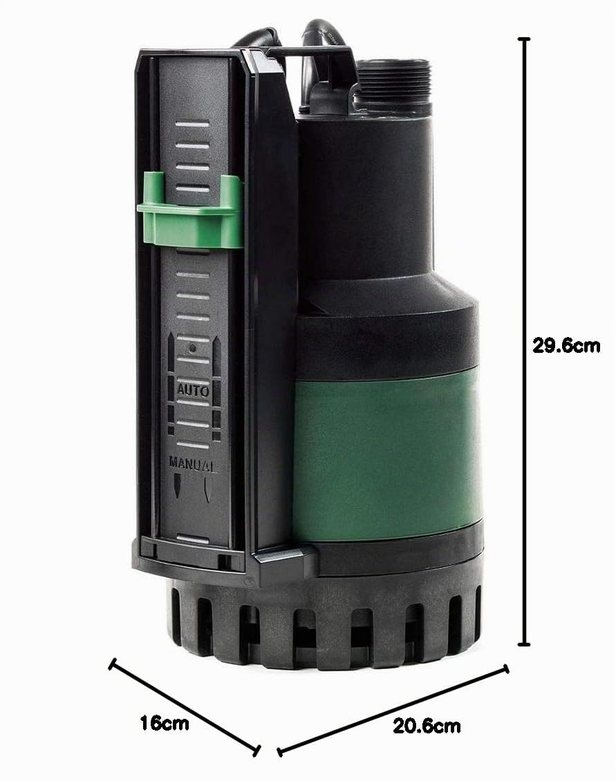 DAB Nova Up 300 M-AE Flachsauger-Tauchpumpe - 10.000 L/Std. - 380W - Förderhöhe 7,5 m - Korngröße 10 mm - Mit Sensor - Tauchpumpe