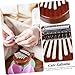 Symtmetry Symmetry Finger Thumb Piano, 8 Key Exquisite Finger Thumb Piano, Marimba Musical Good Accessory Pendant Gift,Thumb Piano for Adults, Mini Thumb Piano, Musical Instruments (Love Type A)