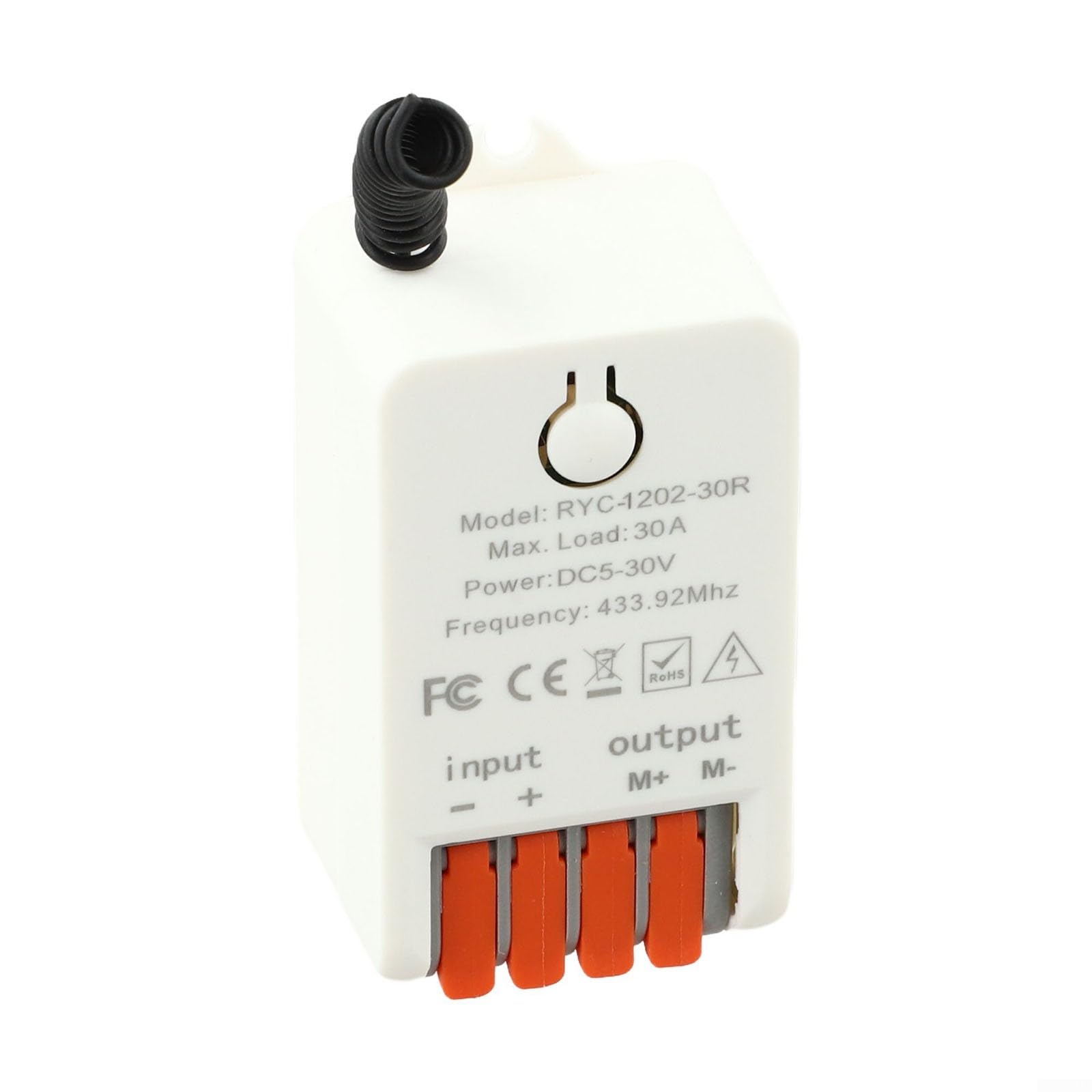 Drahtloser Vorwärts-Rückwärts-Fernbedienungsschalter für Linearantrieb, DC 5V-30V 30A Motorsteuerung mit 2 Fernbedienungen, kompatibel mit elektrischen Vorhängen, Garagentoren,