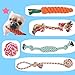BUYGOO Giocattoli della Corde per Cane 5pz Giochi per Cani in Cotone Corda Giocattoli per Cani di Taglia Piccola Cane Masticare Giocattolo per Divertimento ed Addestramento Giochi per Pulire Denti