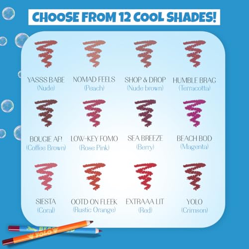 Lovechild Masaba Passport Pucker Lip Liner | Upto 7 hours Long Lasting | Matte Finish | Waterproof | Shop & Drop (Nude Brown), 1.2gm - Image 4