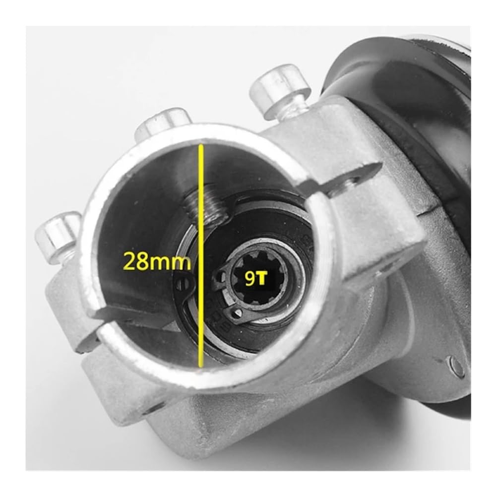 Scatola Ingranaggi da 28 mm a 9 Denti, Testina di Trasmissione for decespugliatore, Adatta for sostituire la, Accessori for Tosaerba, Attrezzi Giardinaggio
