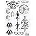 FENGLING Gioco The Legend of Zelda: Breath of The Wild Adesivi in ​​Metallo Bambini Adesivo per Notebook Portatile Fai da Te 8 Pezzi/Set