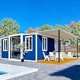 Modulare Tiny Homes zum Verkauf, 6 m faltbares, erweiterbares Containerhaus, 1-3 Schlafzimmer, vorgefertigte Kabine mit Küche und Bad, ideal für netzunabhängiges Wohnen