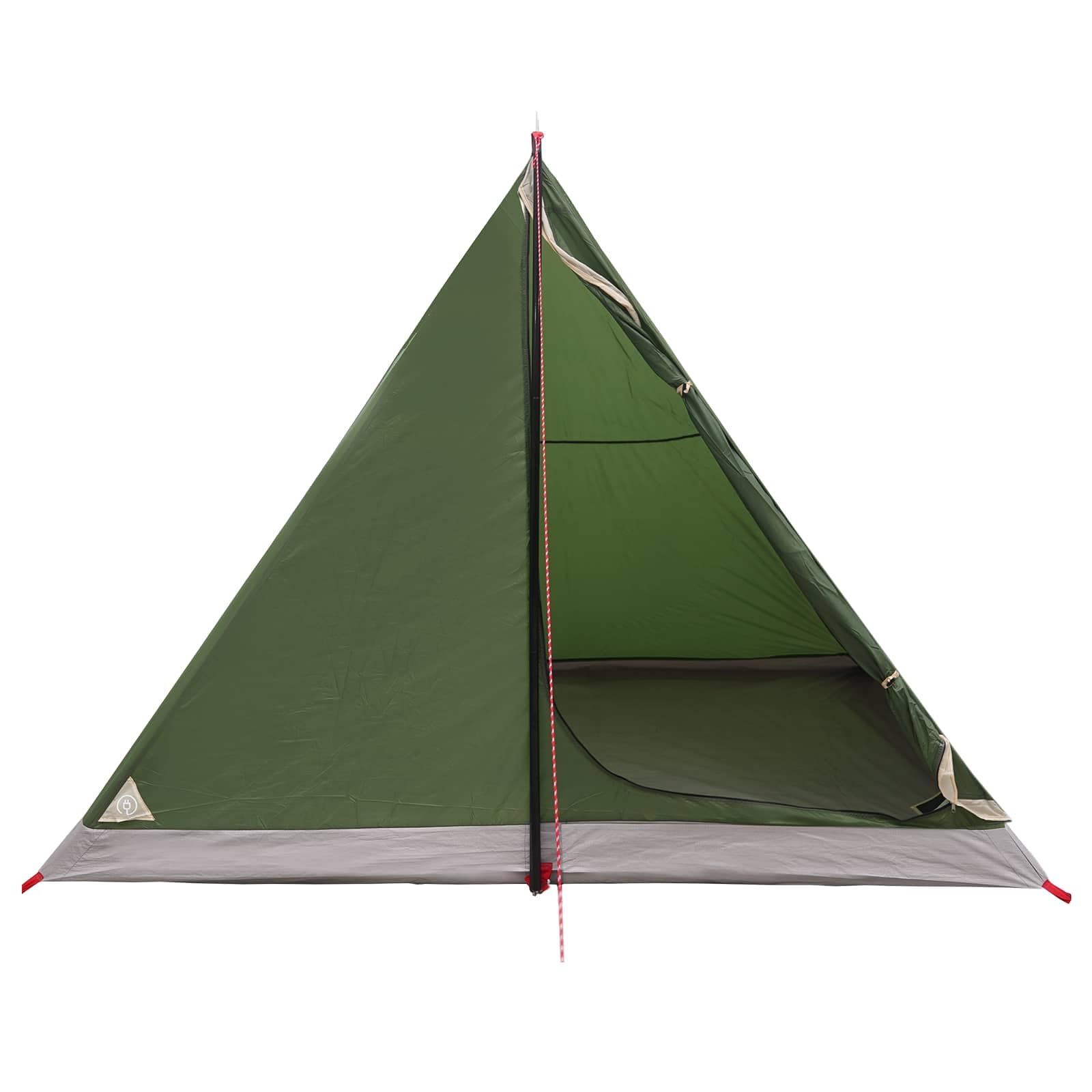 Tenda da Backpacking 4 Persona Verde Poliestere 185T 248x227x170 cm