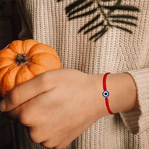 Image of Fesciory Evil Eye Bracelets for Women, Adjustable Amulet Red String Jewelry
