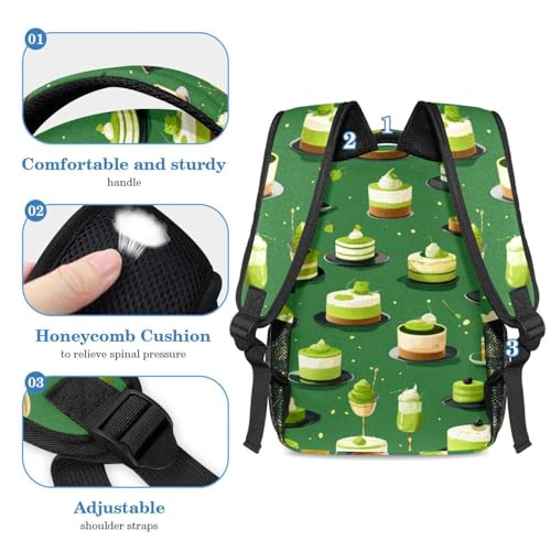 Ensemble cartables enfants multicolore vert avec trousse à crayons - 4