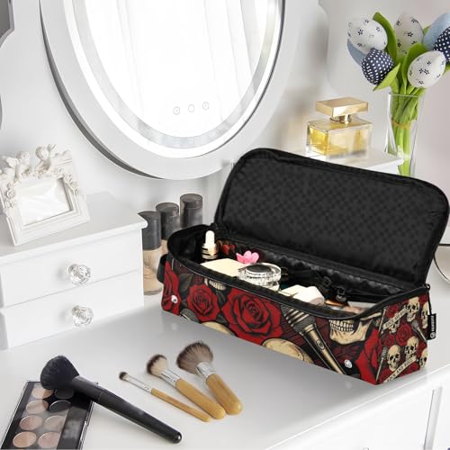 Bolsa de viaje para herramientas de cabello con tapete para plancha de pelo doble capa para planchas y rizadores miniatura 7