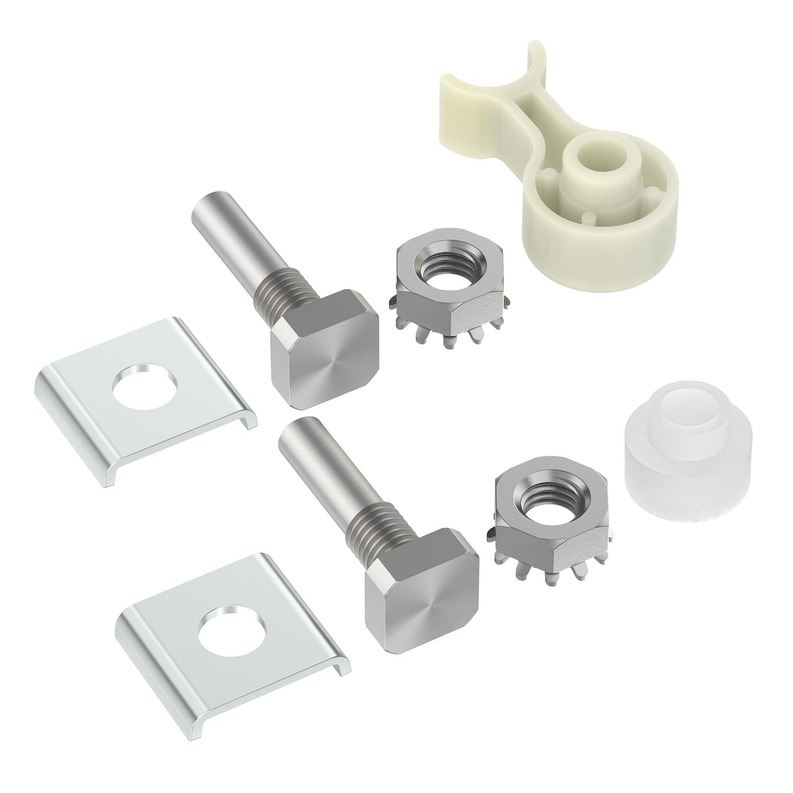 Replacement Pivot Bushing For Framed Swing Shower Doors - White Plastic
