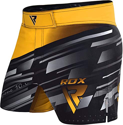 RDX MMA Blaze Pantalones Corto Boxeo Entrenamiento Shorts Muay Thai Kickboxing Fitness Running.