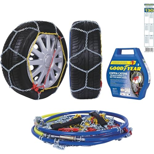 Goodyear 77914: Chaines à neige 9 mm, Taille 130