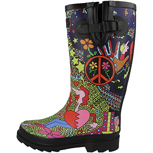 Dockers by Gerli Damen Regenstiefel 51AV901 X Art Limited Edition