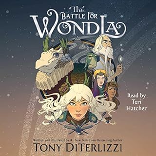 The Battle for WondLa Audiolibro Por Tony DiTerlizzi arte de portada