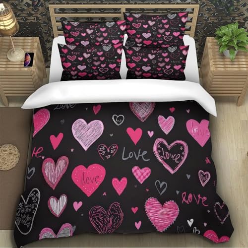Parure de couette chaton d'Halloween microfibre king size 260x220cm