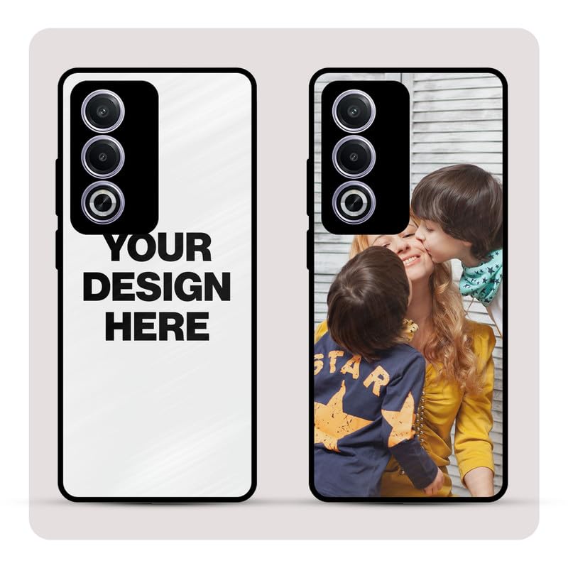 Image of Personalized Back Cover for Oppo K12x | Custom Case with Name, Photo or Logo | PrintShield Hybrid with Soft TPU Grip & Scratch Protection
