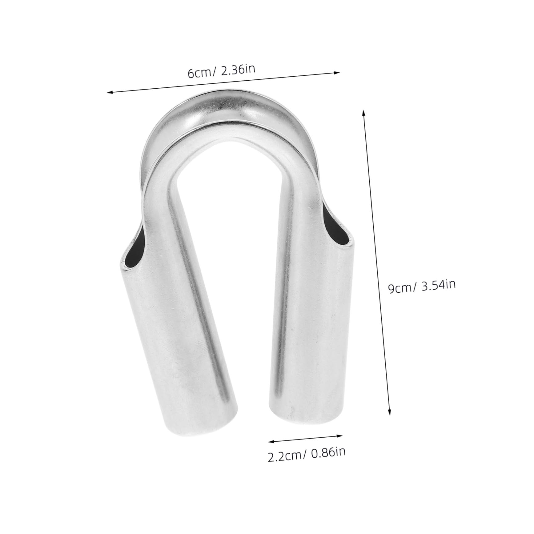 VILLFUL Thimble for Rope Cable Rigging Thimble Silver Stainless Steel Stainless Steelimble Stainless Steel Wall Thimble