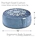 Hihealer Meditation Cushion, Traditional Tibetan Meditation Pillow Velvet Cover - Large Floor Cushion Seating for Adults - Yoga Buckwheat Bolster for Women、Moms