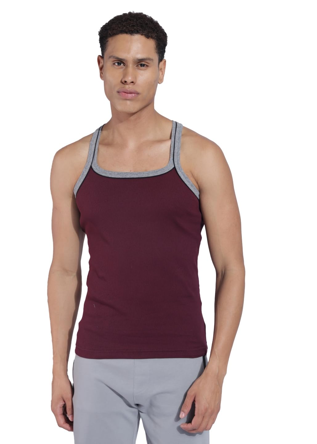 dollar bigboss Men's Solid Cotton Gym Vest (Colour May Vary)-picture-34
