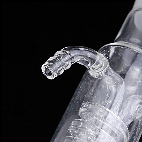 EsportsMJJ 200mm 24/29 Glass Coil Reflux Coiled Condenser Lab Laboratory Glassware