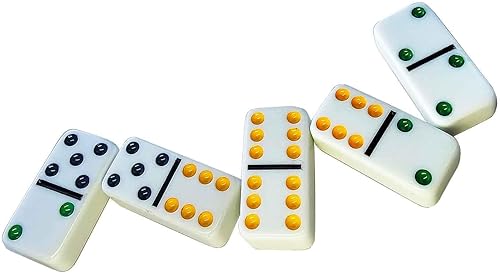 Miniatura 2 de OMURA Juegos  Juego de dominó doble profesional de 6  Color DOT