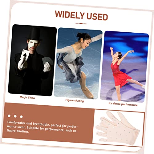 VANZACK Sequin Stage Gloves for Women Formal Dance Party Performance Gloves Decorative for Girls4