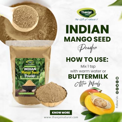 Image of Thanjai Natural Mango Seed Powder 100g | 100% Pure & Natural | Dried Mango Seed Powder | Traditionally Processed | No Preservatives | For Culinary & Traditional Uses
