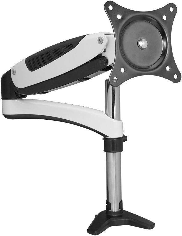 SIIG Tilt and Swivel Monitor Desk Mounting Kit - White (CE-MT1H12-S1)