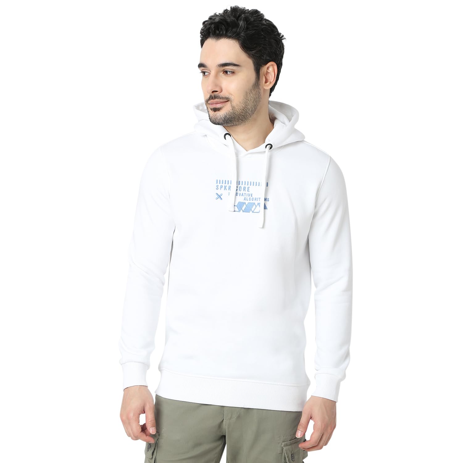 spykar Men Full Sleeve Regular Fit Black Casual Sweatshirt-picture-38