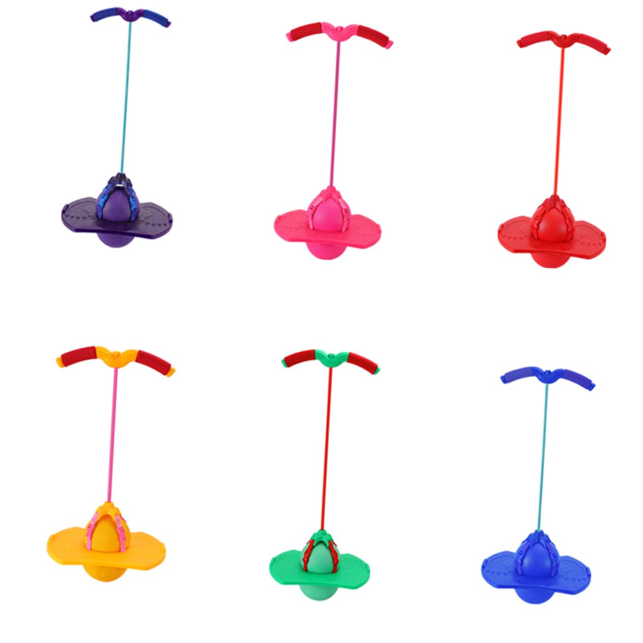 Balle Rebondissante avec Poignée en Silicone pour Garçons et Filles Rose | Jouet d'Extérieur pour Filles et Garçons en Silicone Bords Lisses pour Saut et Sport Activité Amusante Rose Extérieur