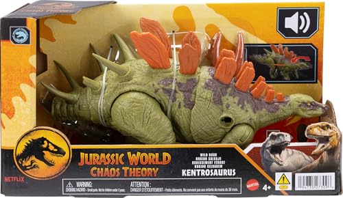 image for Mattel Jurassic World Dinosaur Toys with Roar Sound & Attack Action, W