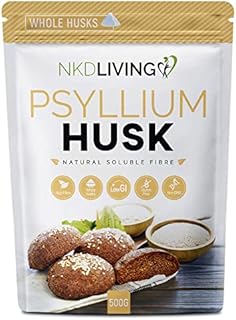 Whole Psyllium husks by NKD Living (500g)