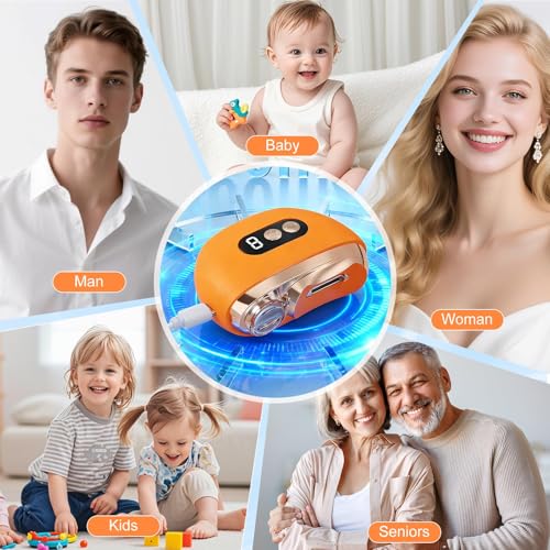 Elektrischer Nagelknipser, 3 in 1 Elektrischer Nagelschneider Nagelfeile Polieren mit LED, 3 Gesch- Ultraleise Automatischer Fingernagelknipser & Trimmer für Senioren Babys Erwachsene