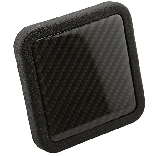 1.25 Inch Trailer Hitch Cover Tube Plug Insert Fits1.25 Inch Receivers (Carbon Fiber) #TOP1
