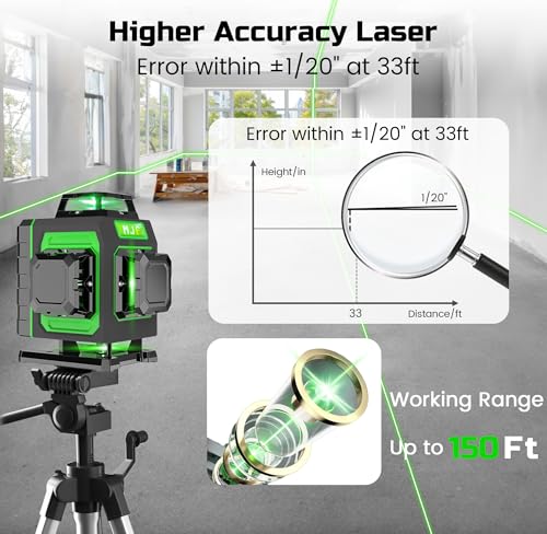 Mjf RLT-LL01-GE16-3 Laser Level, 16 Green Cross Line, Pocket Size thumb #3