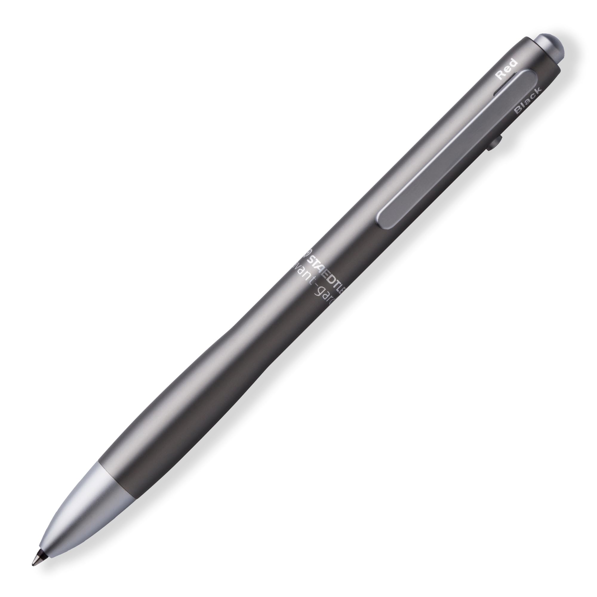 Multi Function Avant Grade Titanium Gray, Red Ink Ballpoint Pen Plus 0.5mm Mechanical Pencil (927AG-TG)