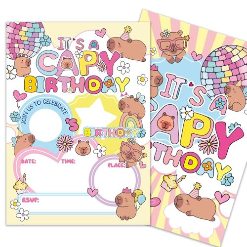 Lumoaster Capybara ap[eB[ҏ - 킢Capy Birthdayҏ j̎q ̎q - 20Zbg Jso  e[} p[eB[fR[V ƃXebJ[t